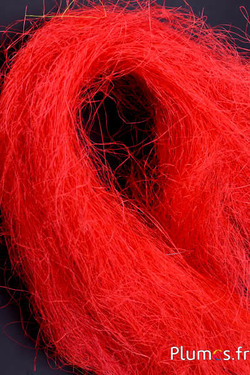 Fibre di sisal - 50 g - rosso